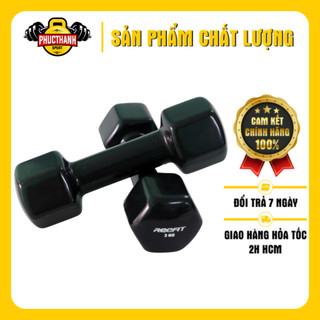Bộ 2 tạ tay cao su 3kg Reefit (2 tạ 3kg) (PHUCTHANHSPORT)