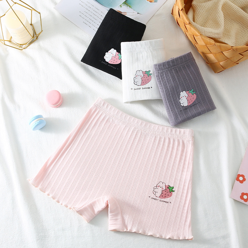 Quần Short Legging Màu Trơn Bằng Vải Cotton Co Giãn Dành Cho Bé Gái