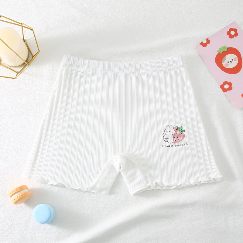 Quần Short Legging Màu Trơn Bằng Vải Cotton Co Giãn Dành Cho Bé Gái