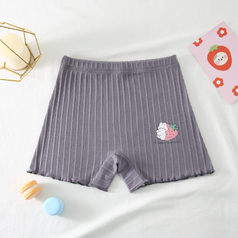 Quần Short Legging Màu Trơn Bằng Vải Cotton Co Giãn Dành Cho Bé Gái