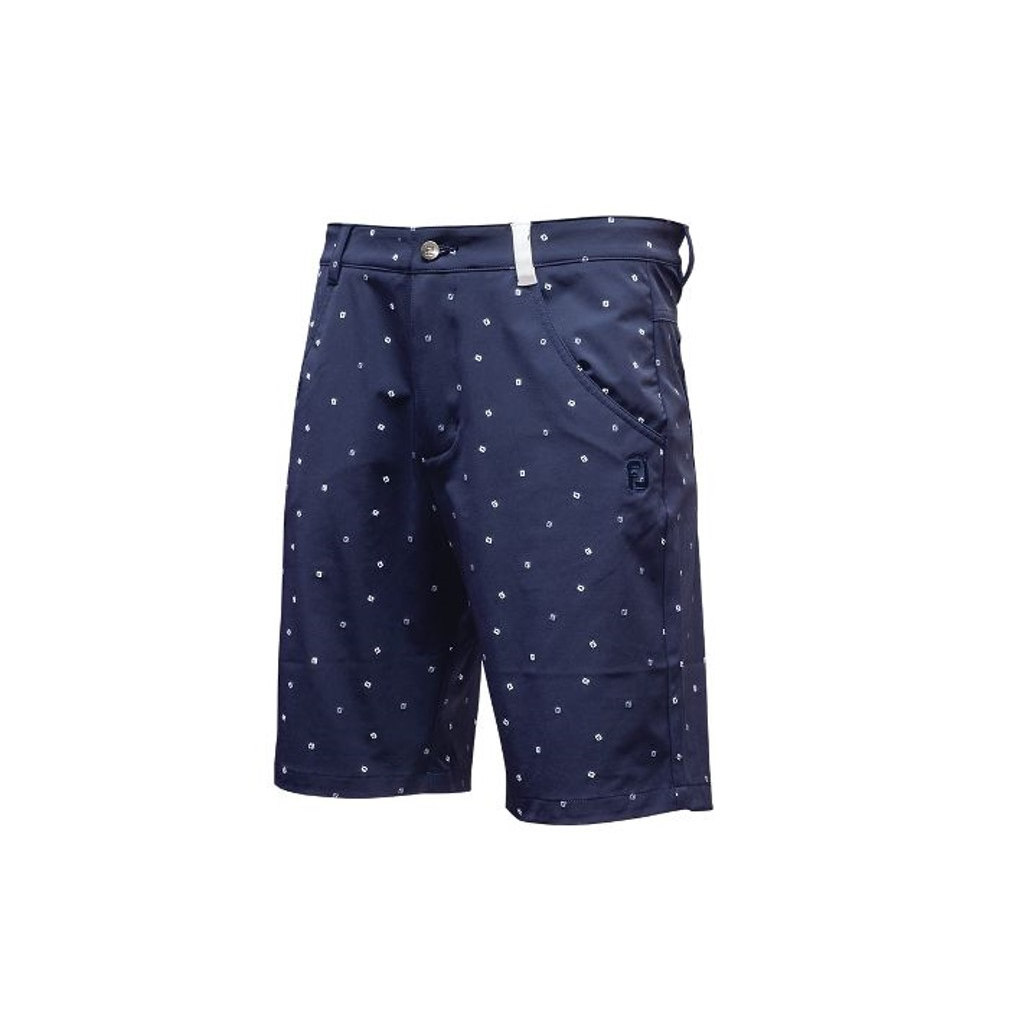 Quần Short Golf Nam Thương Hiệu FJ Monogram Print Short-93701, Quần Short Nam FJ Nhập Khẩu Cao Cấp