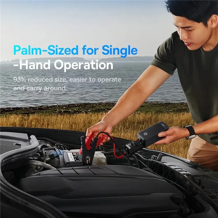 Kích bình xe ô tô Baseus Super Energy Alpha Series Jump Starter 600A siêu nhỏ gọn nhẹ