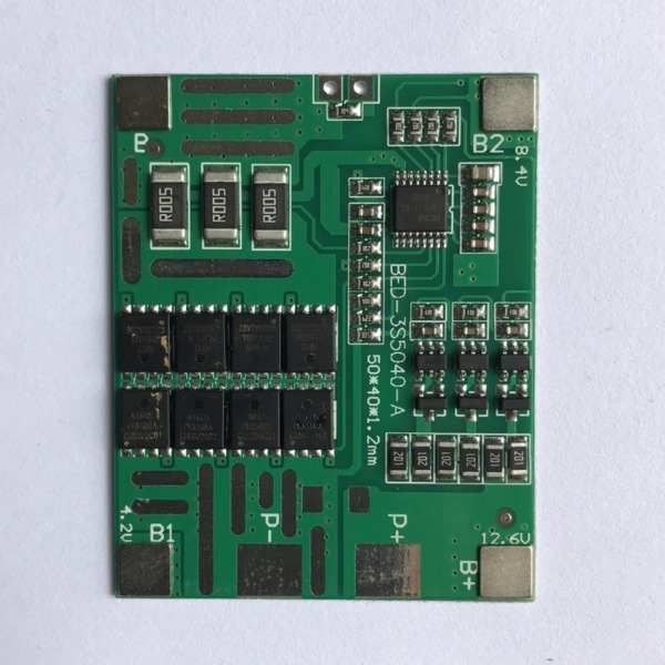 Mạch Cân bằng và bảo vệ pin Li-ion 3S-30A full linh kiện, bản chuẩn Mini