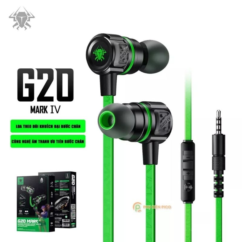 Tai nghe G20 plextone Mark IV - Tai nghe gaming chuyên dụng type C & 3.5mm có mic