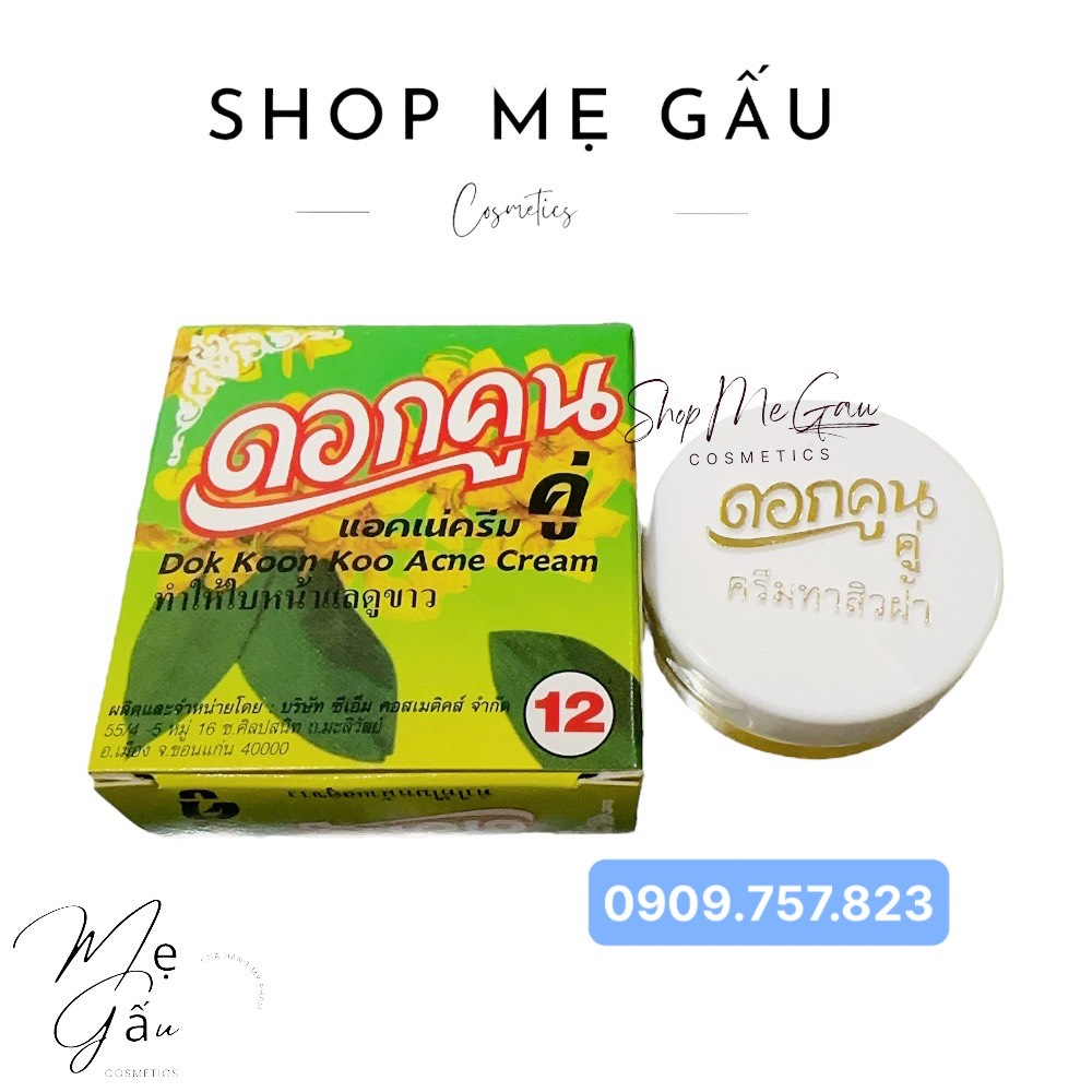 Kem Dok Koon Koo Acne trắng da giảm mụn thái lan