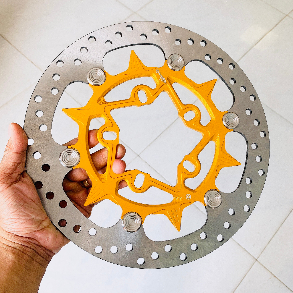 📌 Đĩa Trước Vario Click 150, gắn mâm zin 5 lỗ size 267mm 👉 lòng anod nhiều màu, khoen inox 304 sáng bóng