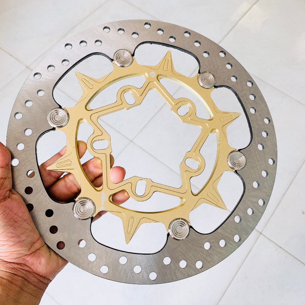 📌 Đĩa Trước Vario Click 150, gắn mâm zin 5 lỗ size 267mm 👉 lòng anod nhiều màu, khoen inox 304 sáng bóng