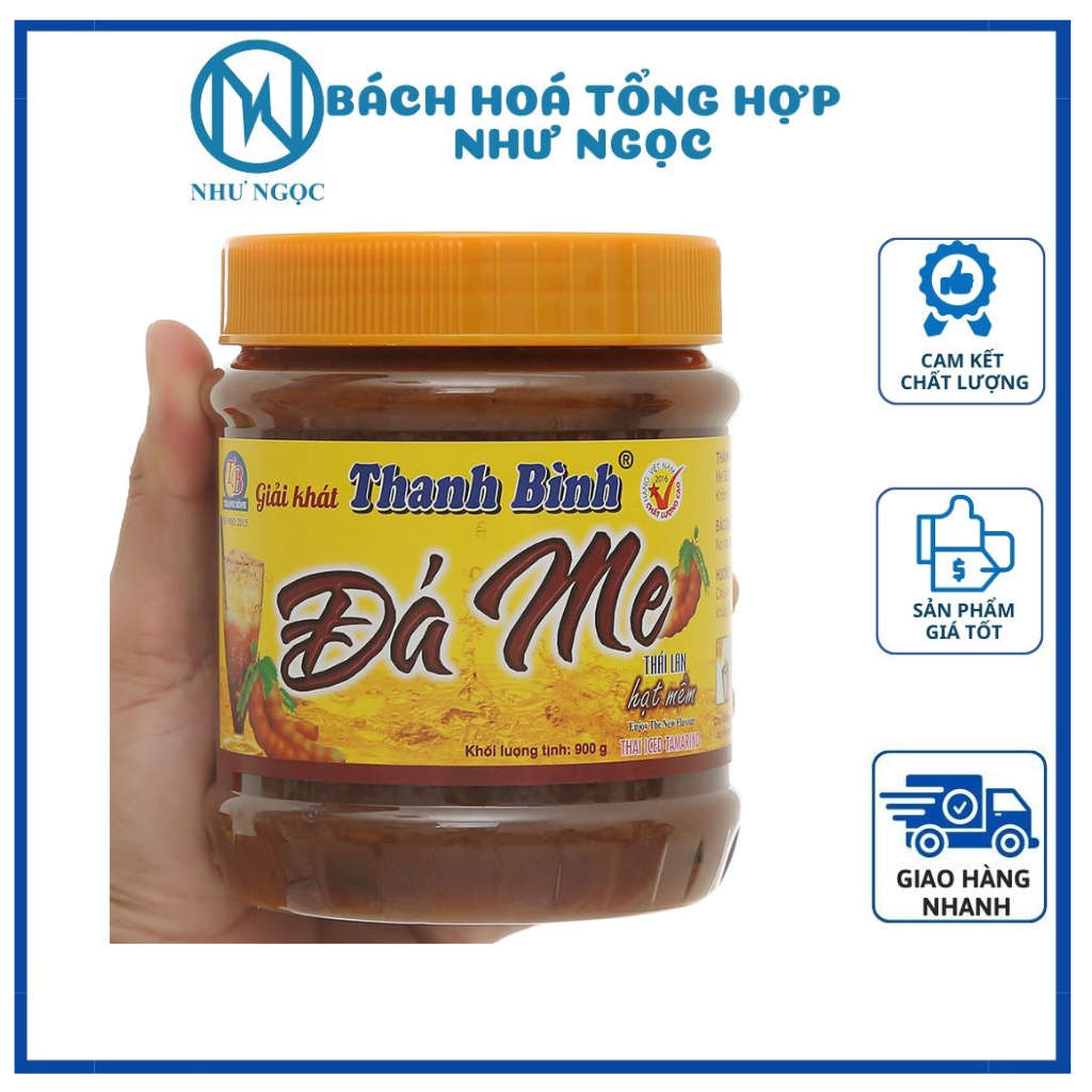 Đá Me Hạt Mếm Thanh Bình Đặc Sản Bến Tre Hủ 900g - Bách Hóa Tổng Hợp Như Ngọc