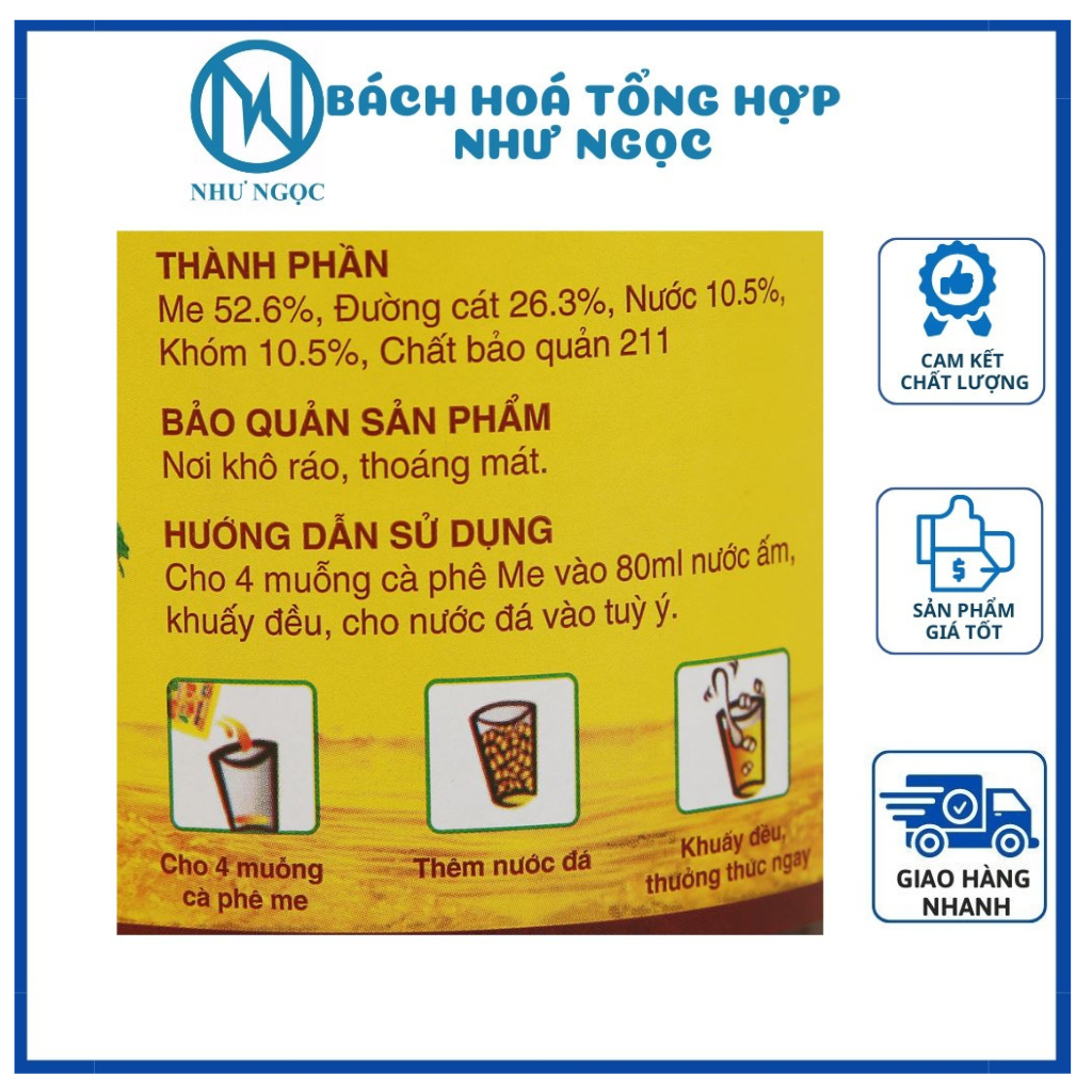 Đá Me Hạt Mếm Thanh Bình Đặc Sản Bến Tre Hủ 900g - Bách Hóa Tổng Hợp Như Ngọc