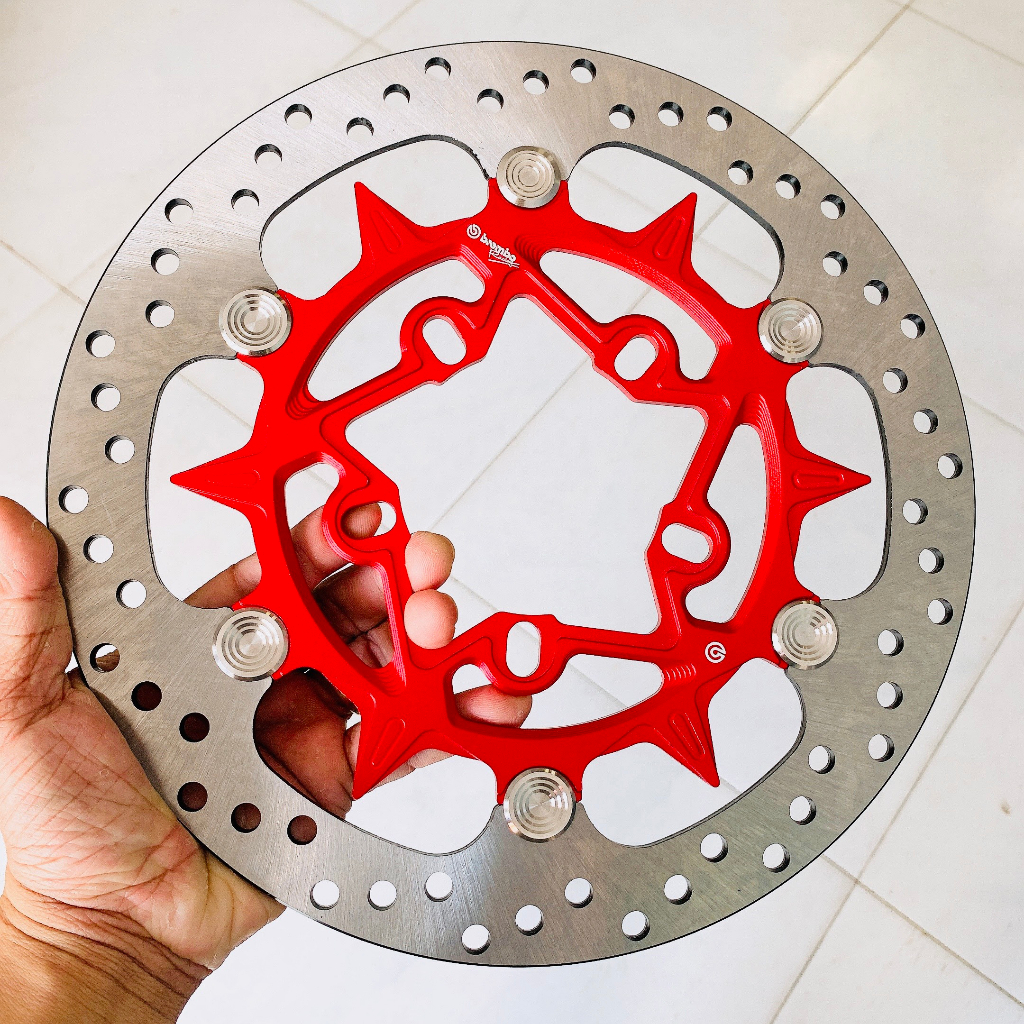 📌 Đĩa Trước Vario Click 150, gắn mâm zin 5 lỗ size 267mm 👉 lòng anod nhiều màu, khoen inox 304 sáng bóng