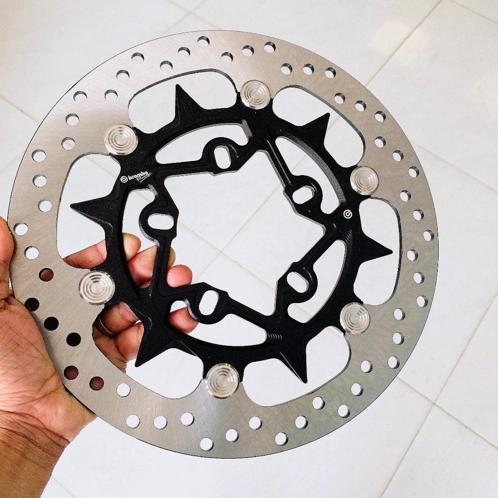 📌 Đĩa Trước Vario Click 150, gắn mâm zin 5 lỗ size 267mm 👉 lòng anod nhiều màu, khoen inox 304 sáng bóng