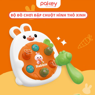 Bộ đồ chơi đập chuột thú vị 6 món, Đồ chơi kích thích quan sát & phản xạ hottrend 2025