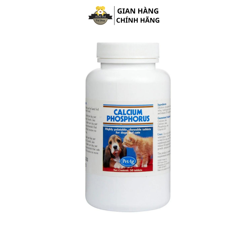 Canxi Chó Mèo Dạng Viên - Calcium Phosphorus