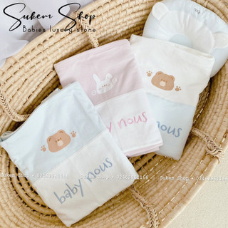 Chăn đắp cotton in hình nous air 70x90cm 2023
