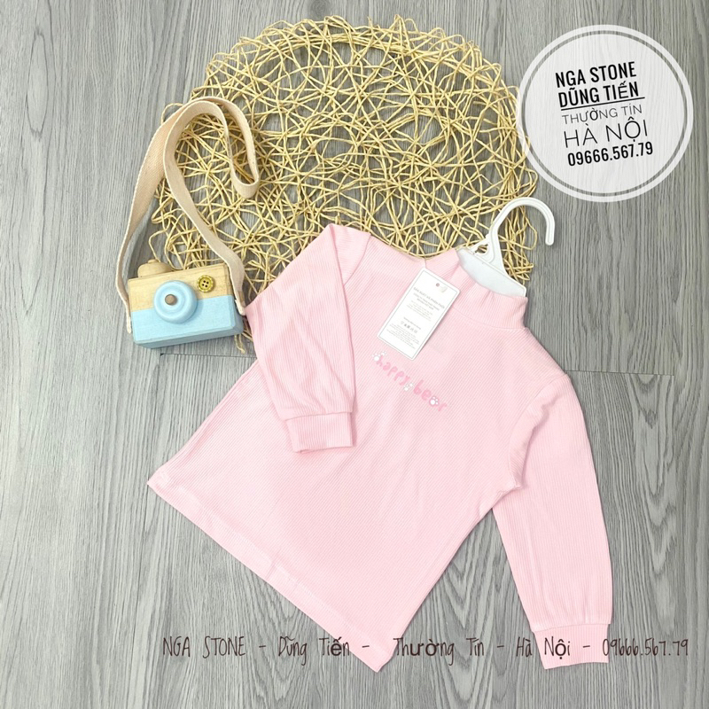 Áo giữ nhiệt cho bé trai bé gái cổ 3cm hãng moon