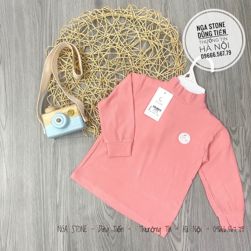 Áo giữ nhiệt cho bé trai bé gái cổ 3cm hãng moon