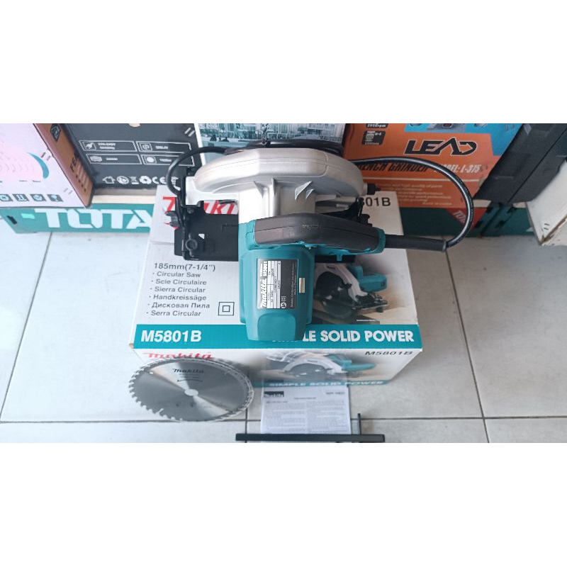 Máy cắt gỗ Makita 185mm M5801B sản xuất thái lan