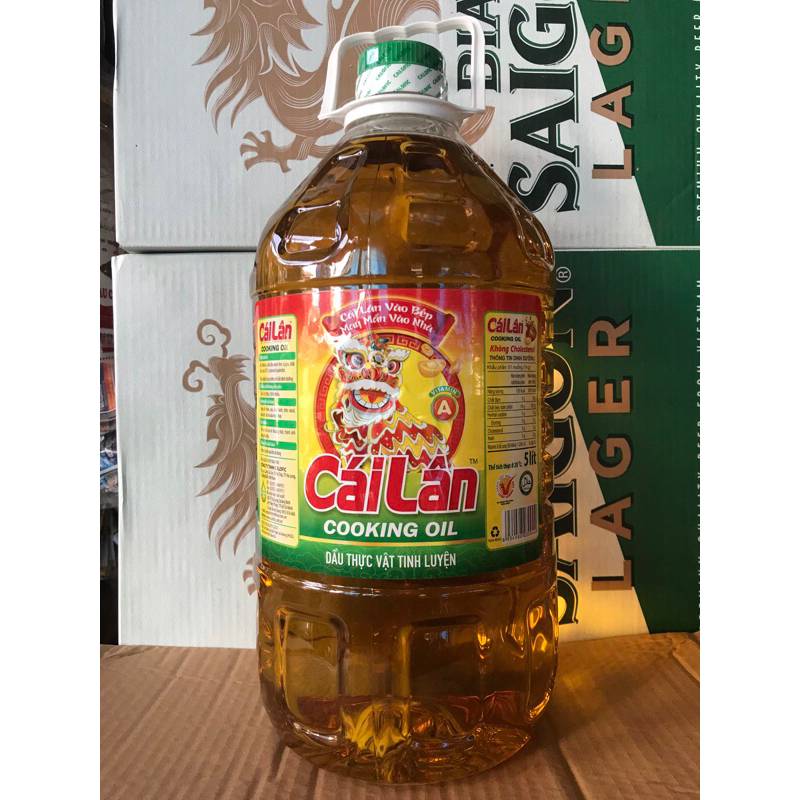 Dầu ăn cái lân chai 5L