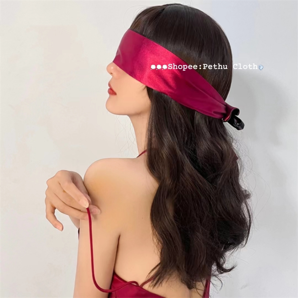 ( Q1,HCM）khăn Lụa Che Mắt--Băng đô Bịt Mắt Sexy Chất Thun--Có thể kết hợp với bất kì váy ngủ nào của shop