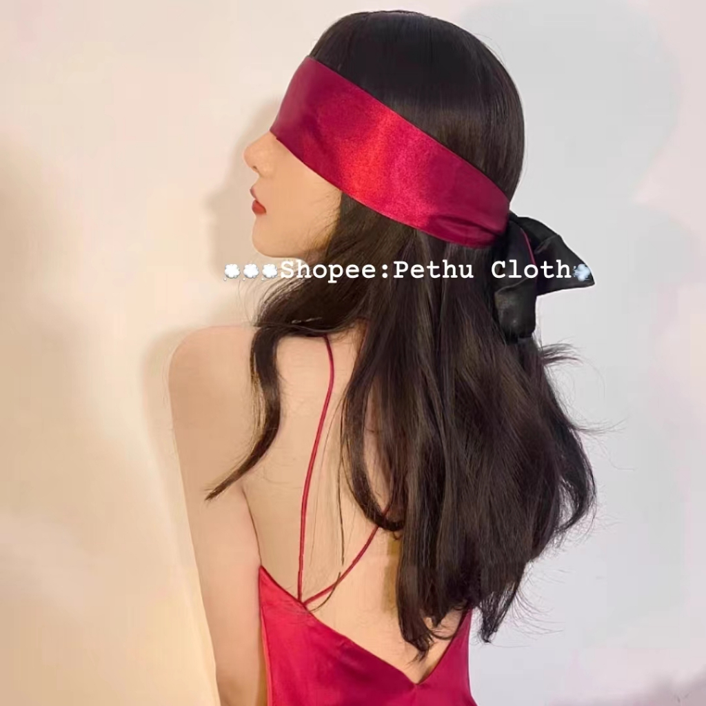 ( Q1,HCM）khăn Lụa Che Mắt--Băng đô Bịt Mắt Sexy Chất Thun--Có thể kết hợp với bất kì váy ngủ nào của shop