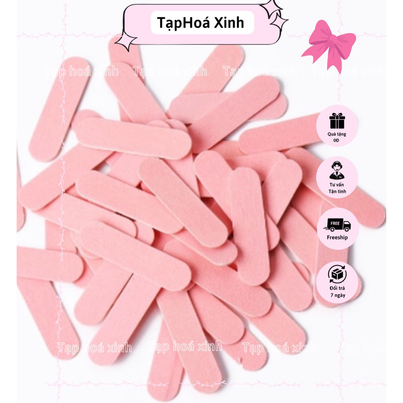 🌷Dũa móng tay mini 2 mặt nhám, dũa nailbox 🌷