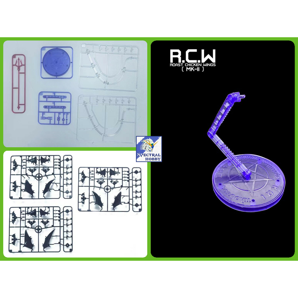 Phụ kiện mô hình figure RCW cánh dơi Devil Machine Girl Roast Chicken Six Wing MK-II