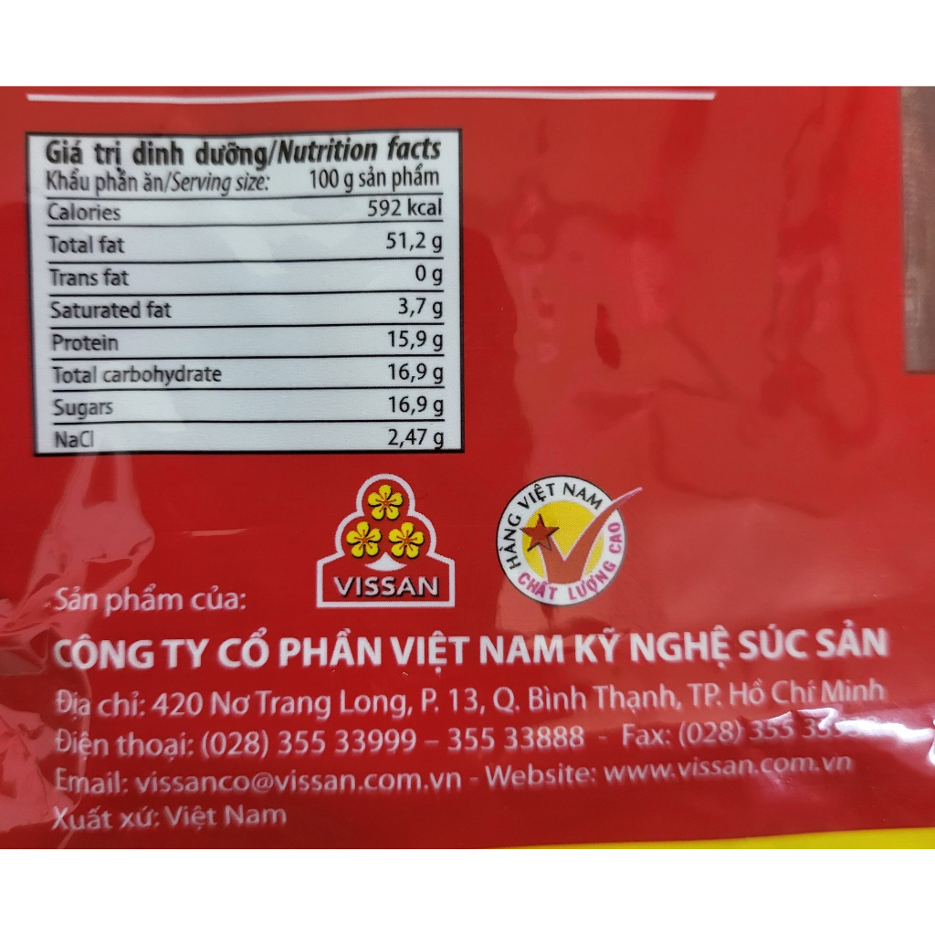 HSD 17/6/2024 - VISSAN 3BM  LẠP XƯỞNG 3 BÔNG MAI Sausage