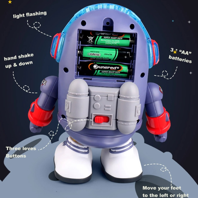 Vịt Nhảy Múa Có Đèn Nhạc Di Chuyển Trái Phải Hàng Loại 1 Nhựa ABS Đồ Chơi An Toàn Cho Bé.