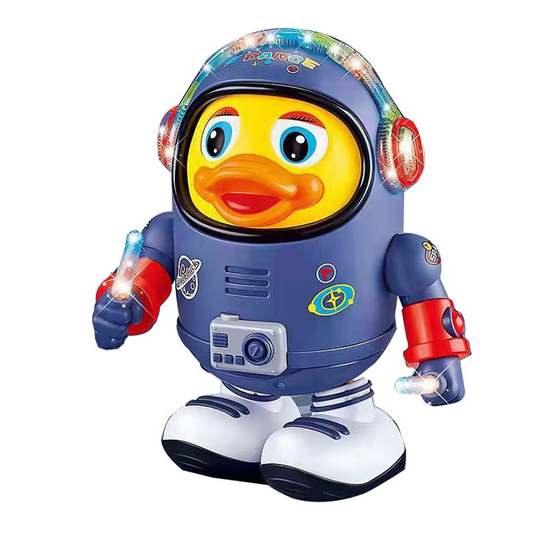 Vịt Nhảy Múa Có Đèn Nhạc Di Chuyển Trái Phải Hàng Loại 1 Nhựa ABS Đồ Chơi An Toàn Cho Bé.