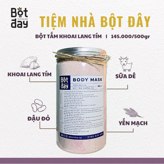 Bột ủ trắng mịn khoai lang tím bột đây - 500gr handmade