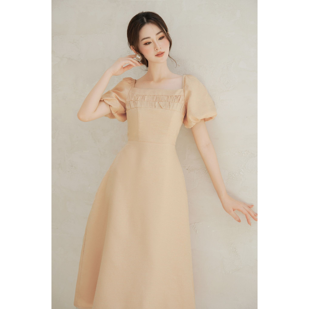 OLV - Đầm Creamy Ruffle Dress