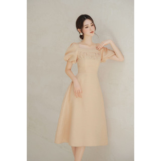 OLV - Đầm Creamy Ruffle Dress