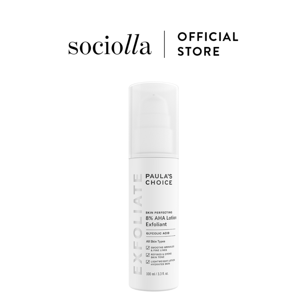 Dung Dịch Loại Bỏ Tế Bào Chết Paula's Choice Skin Perfecting 8% AHA Lotion Exfoliant 100 ml