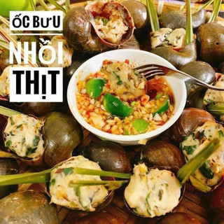 Ốc bưu nhồi thịt (khay 10-12 con) (Giao hỏa tốc HCM)