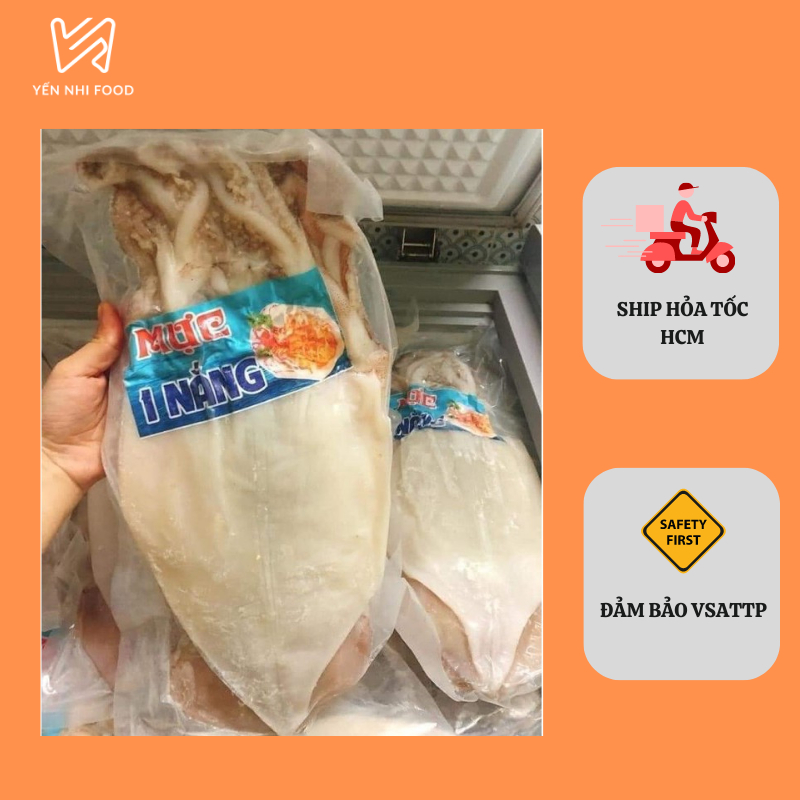 Mực một nắng túi 1kg (Giao hỏa tốc HCM)