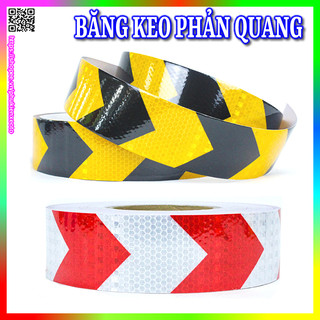 Băng keo phản quang, Decal phản quang dán xe máy, ô tô hình mũi tên