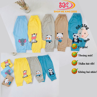  MK367 (5-15KG) Set 5 quần dài lẻ in hình chất thun lạnh cho bé dưới 30 tháng
