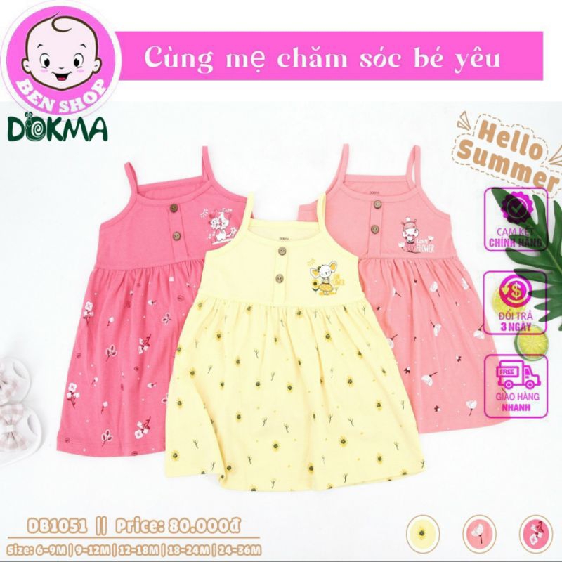 Váy 2 Dây Dokma DB584