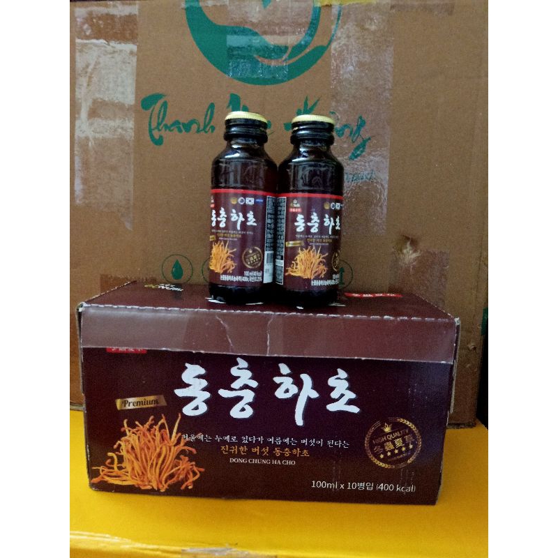 Đông Trùng Hạ Thảo Hàn Quốc ELNUTRI bộ 10 chai 100 ml