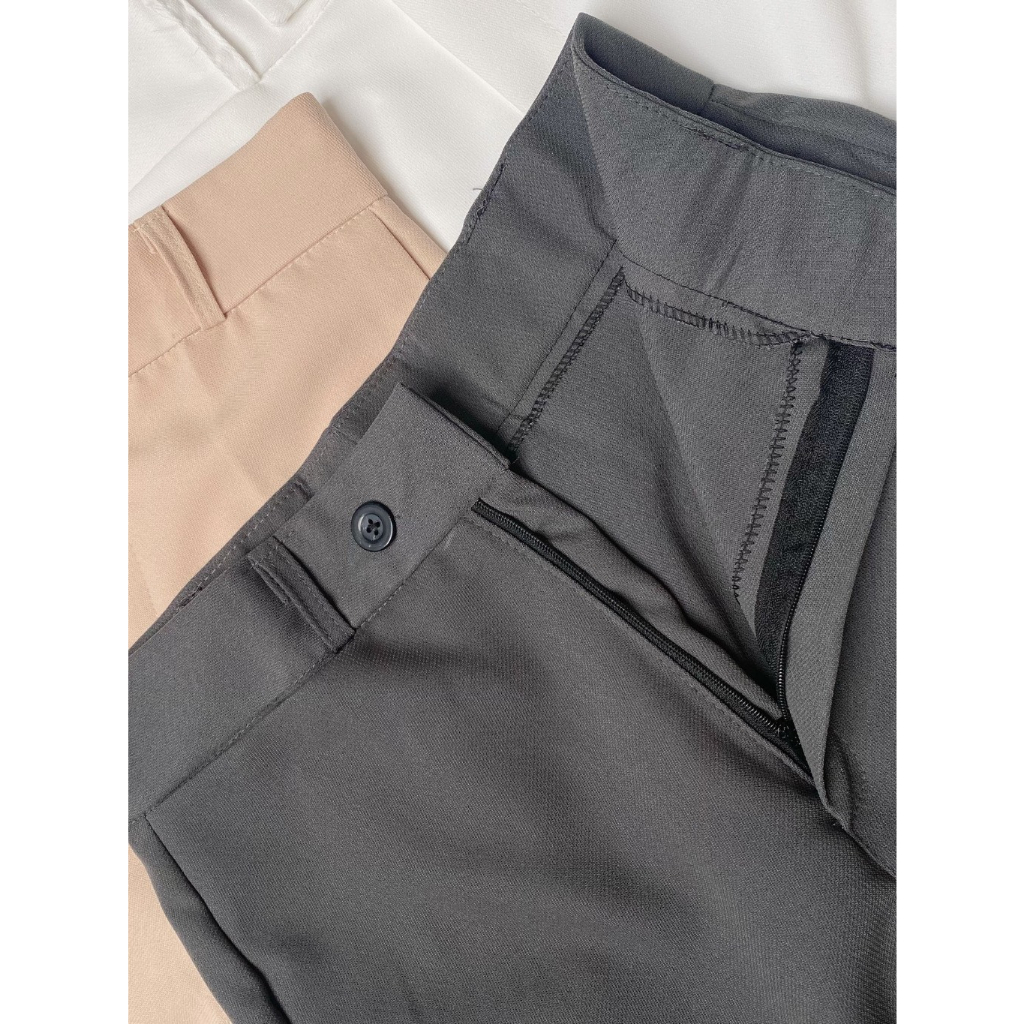 Quần vải suông mặc đi học đi làm phong cách Ulzzang Maia q09