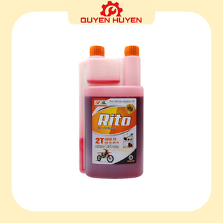 Dầu nhớt động cơ 2 thì cao cấp RITO / Victra 1000ml - dành cho xe máy - Máy cưa - Máy cắt cỏ - Động cơ tàu - Ca nô