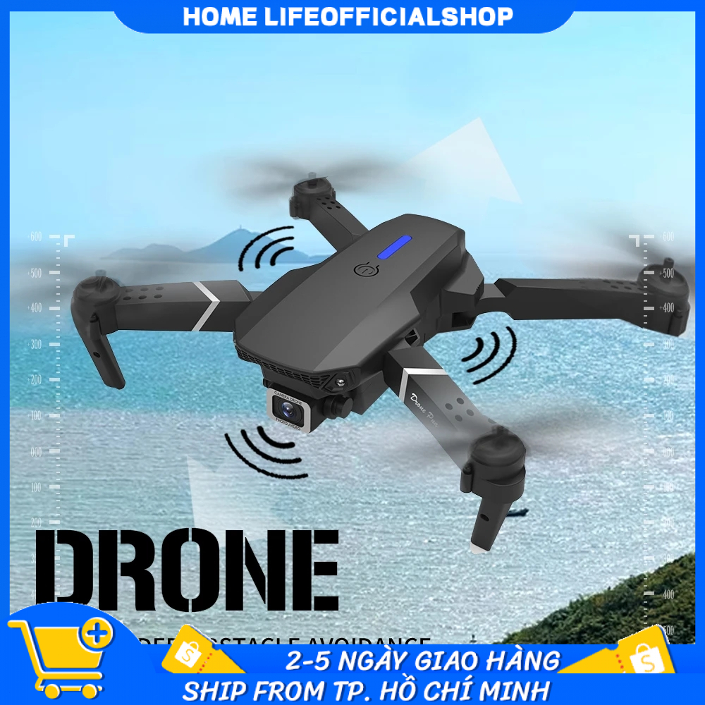 2023 Mới E88 Pro Máy Bay Không Người Lái Với Góc Rộng HD 4K Camera Kép Chiều Cao Giữ Wifi RC Có Thể Gập Lại Quadcopter | BigBuy360 - bigbuy360.vn