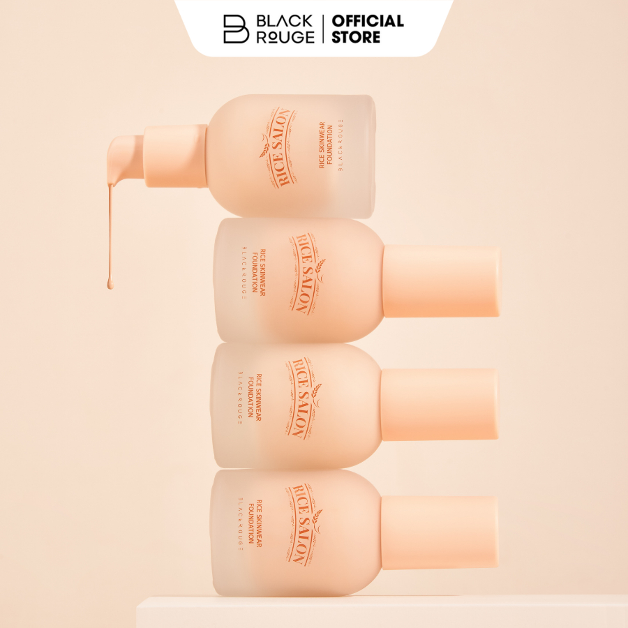 Kem nền Black Rouge Rice Skinwear Foundation 166.5g