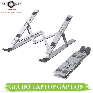 Giá đỡ laptop,macbook hợp kim nhôm7 chế độ chống rung,thiết kế tản nhiệt xếp gọn tiết kiệm không gian làm việc