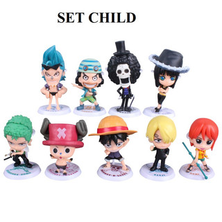 Mô hình nhân vật onepiece chibi đủ set