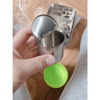 Bộ khay y tế 3 cốc đựng dụng cụ