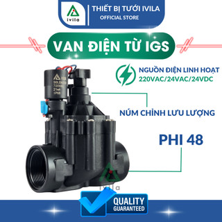 Van điện từ igs 48mm - igv148h, van từ phi 48, van điện từ 220v/24v chống nước dùng được ngoài trời