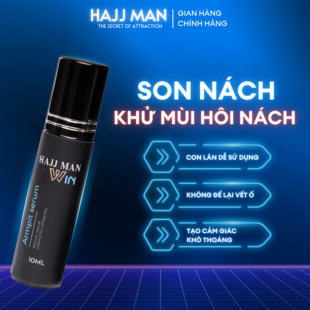 Dung dịch vệ sinh nam HAJJ MAN, hương bạc hà ultimate 100ml