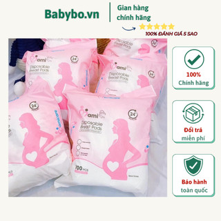 Túi 100 miếng thấm sữa cao cấp siêu thấm hút Mami Care Hàn Quốc