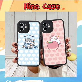 Ốp lưng iphone Black mèo hồng và xanh  6s/6splus/7/7plus/8/8plus/x/xs/11/12/13/14/pro/max/promax/plus